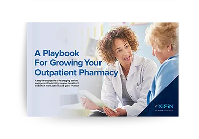 Visual of the white paper titled, A Playbook for Growing Your Outpatient Pharmacy