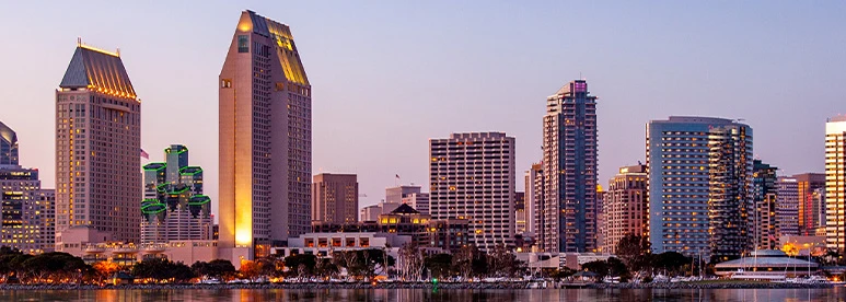 San Diego, CA Cityscape. The location to join XiFin at Q1 Productions for the 2026 TRI-Annual Diagnostic Coverage & Reimbursement Conference in